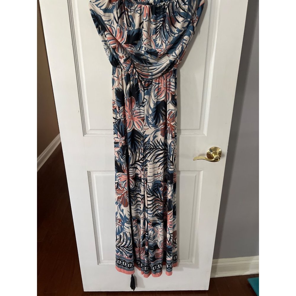 Sandiva Tube Floral Printed Romper jumpsuit Size S Clothing Women